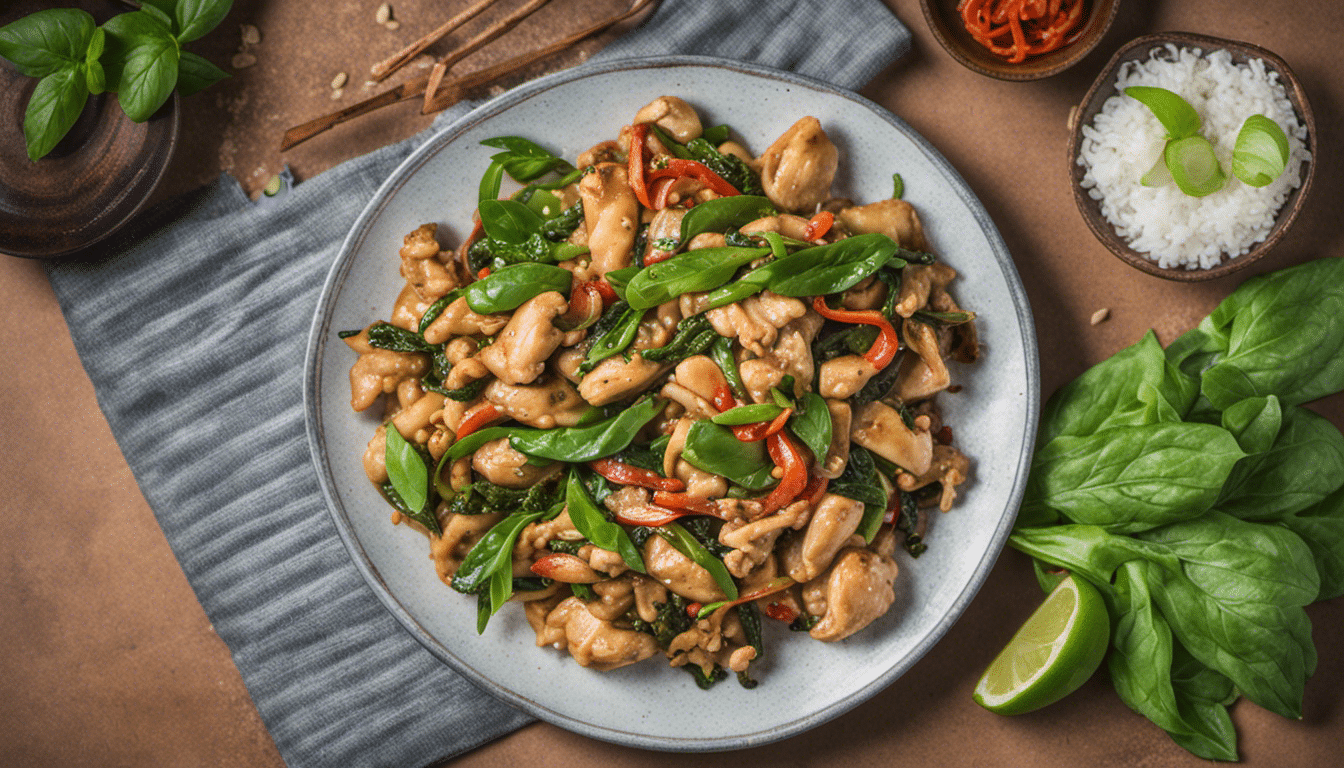 Holy Basil Chicken Stir-fry