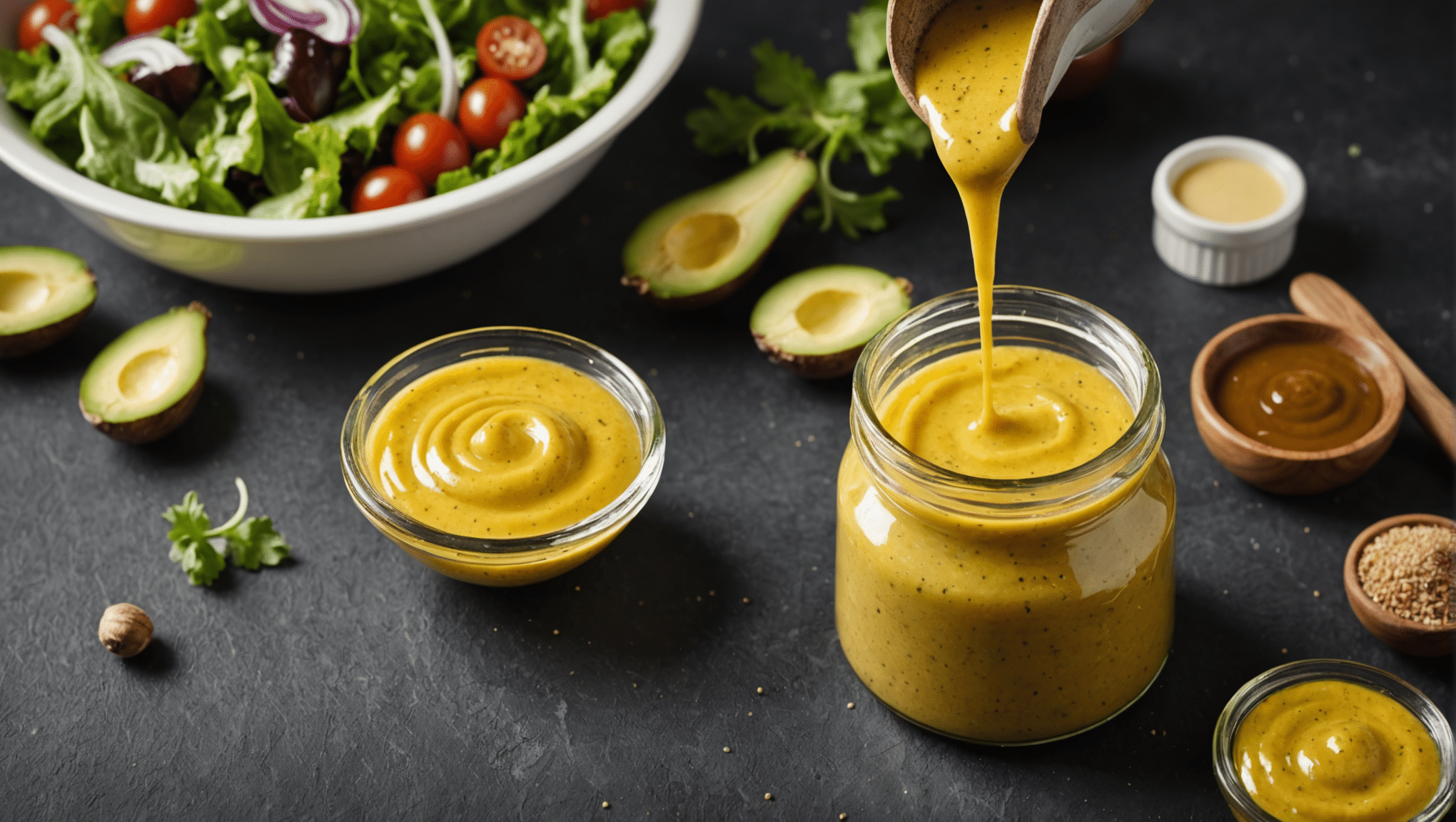 Homemade Mustard Vinaigrette Salad Dressing