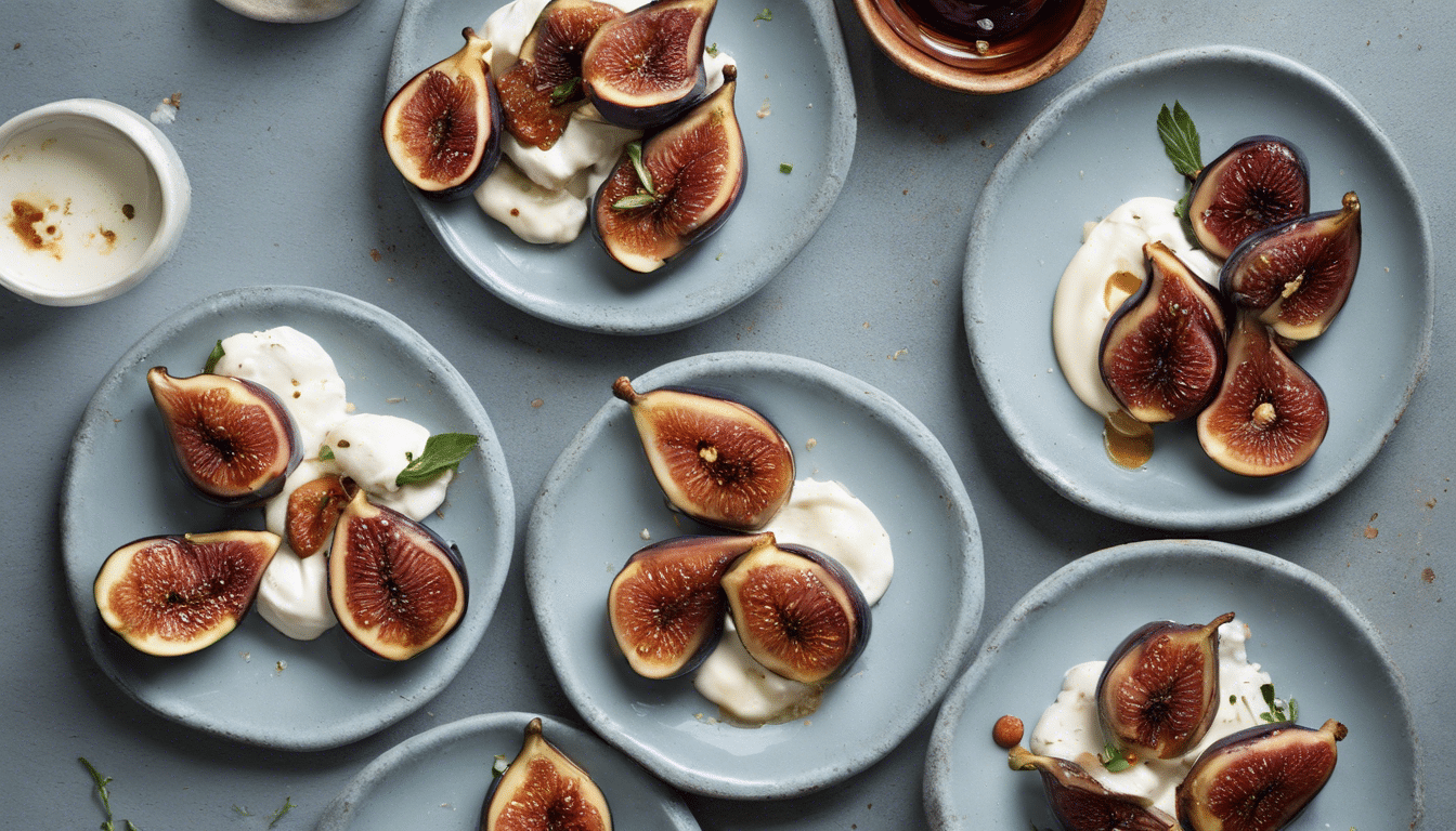 Honey-Roasted Figs with Labneh
