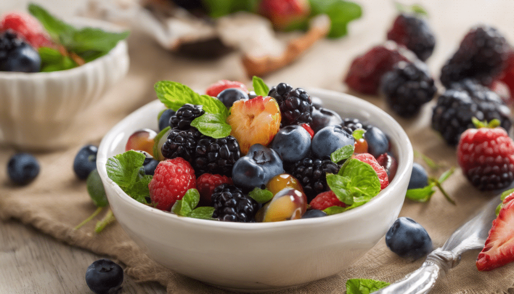 Honeyberry Fruit Salad