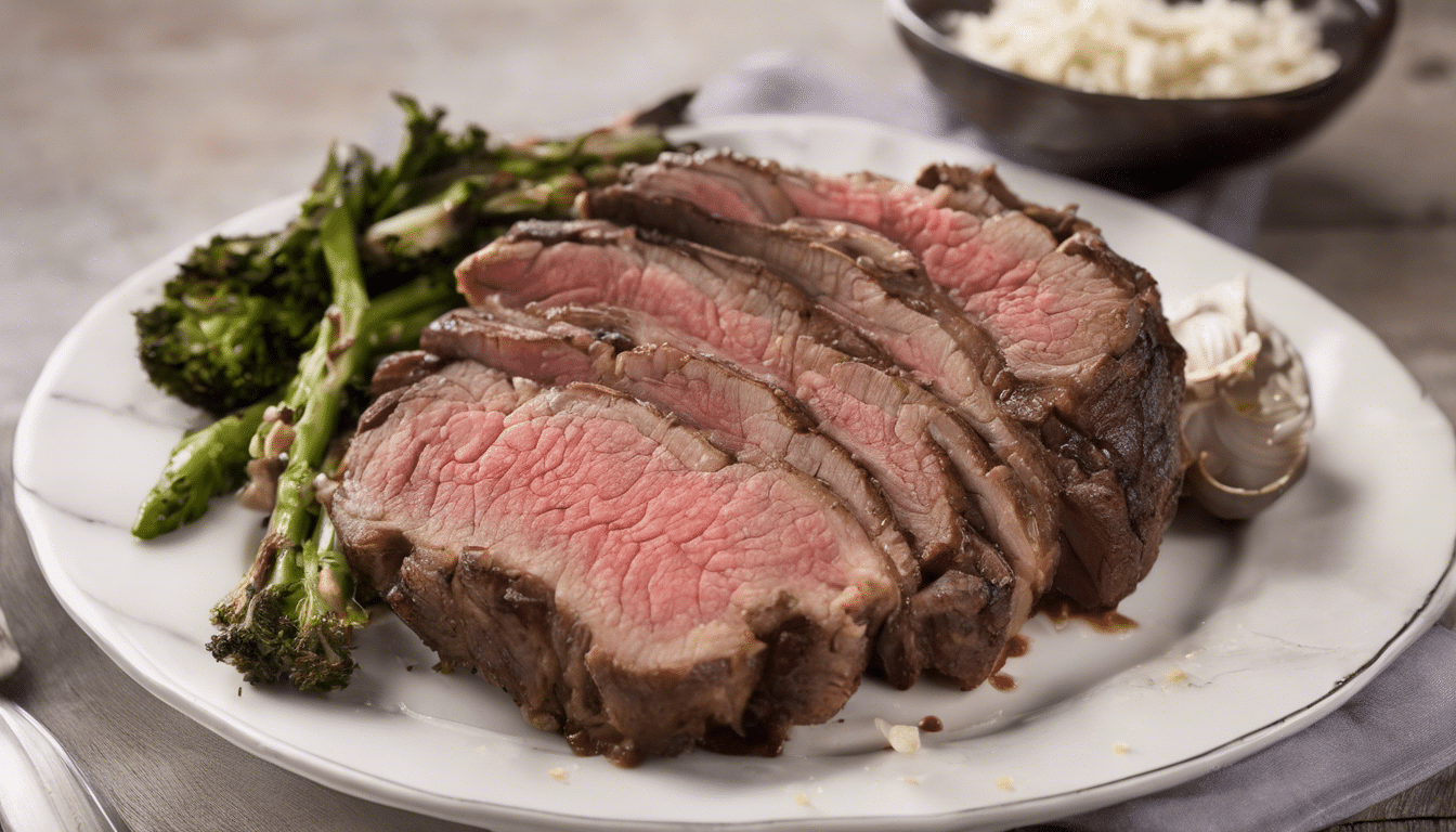 Horseradish and Garlic Prime Rib