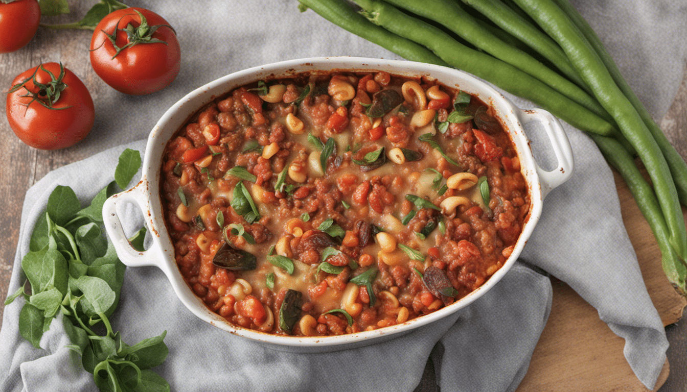 Hyacinth Bean and Tomato Casserole