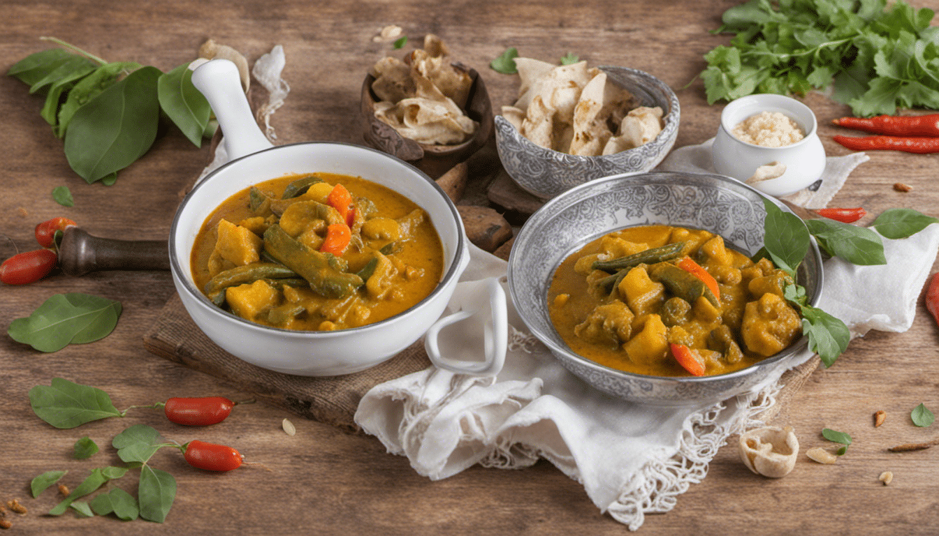 Indian Mixed Vegetable Curry with Bay Leaf