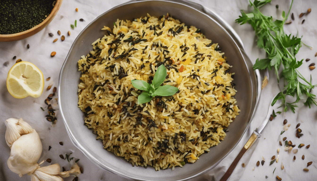 Indian Nigella Seed Rice Pilaf
