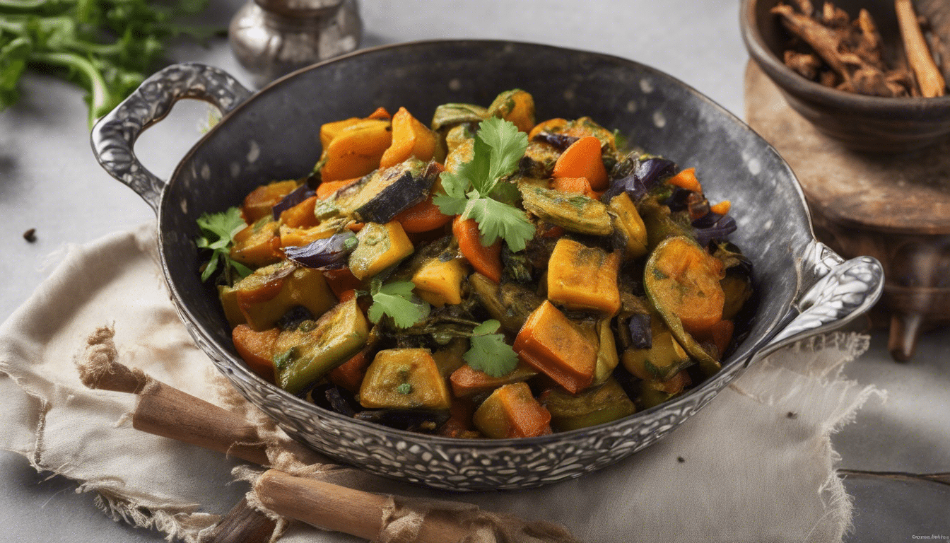 Indian Spiced Vegetables dish