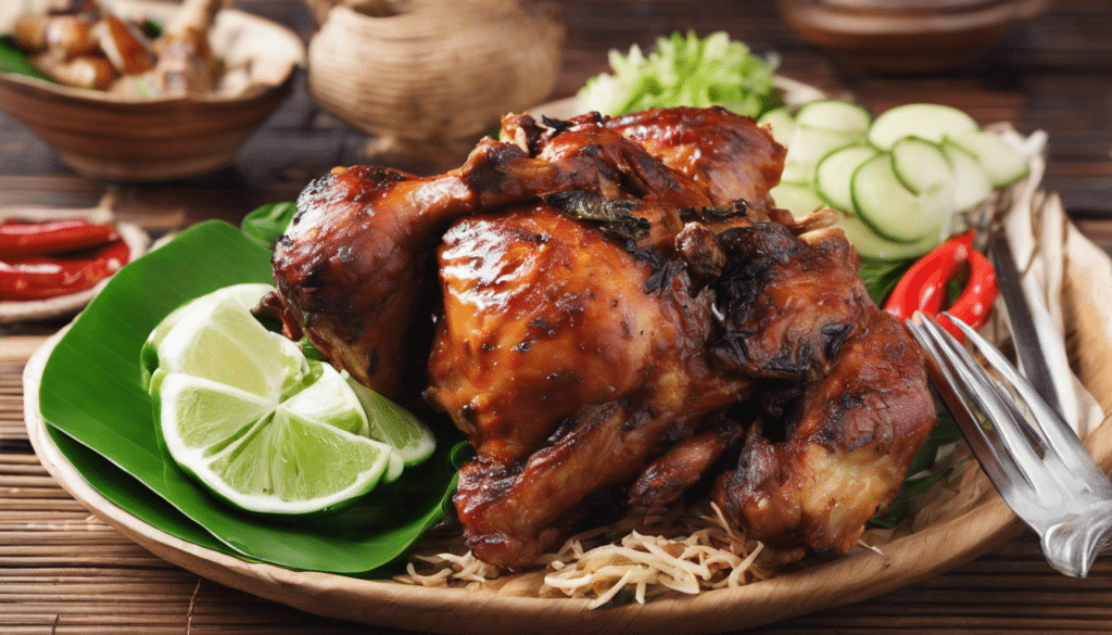 Indonesian Barbecued Chicken with Bay Leaf (Ayam Panggang)