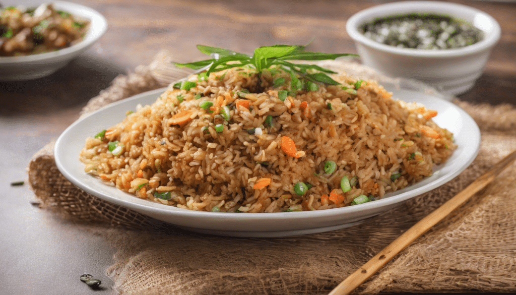 Indonesian Fried Rice (Nasi Goreng) with Indonesian Bay Leaf