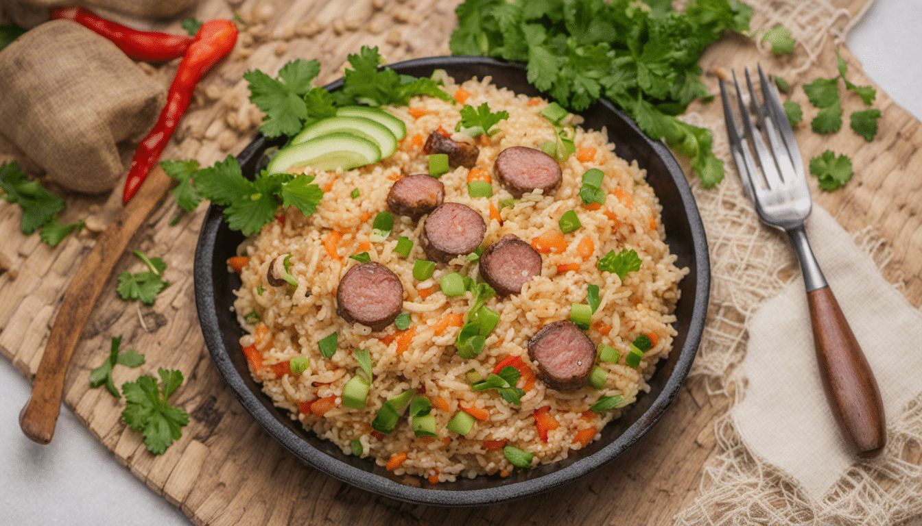 Isaan Sausage Fried Rice