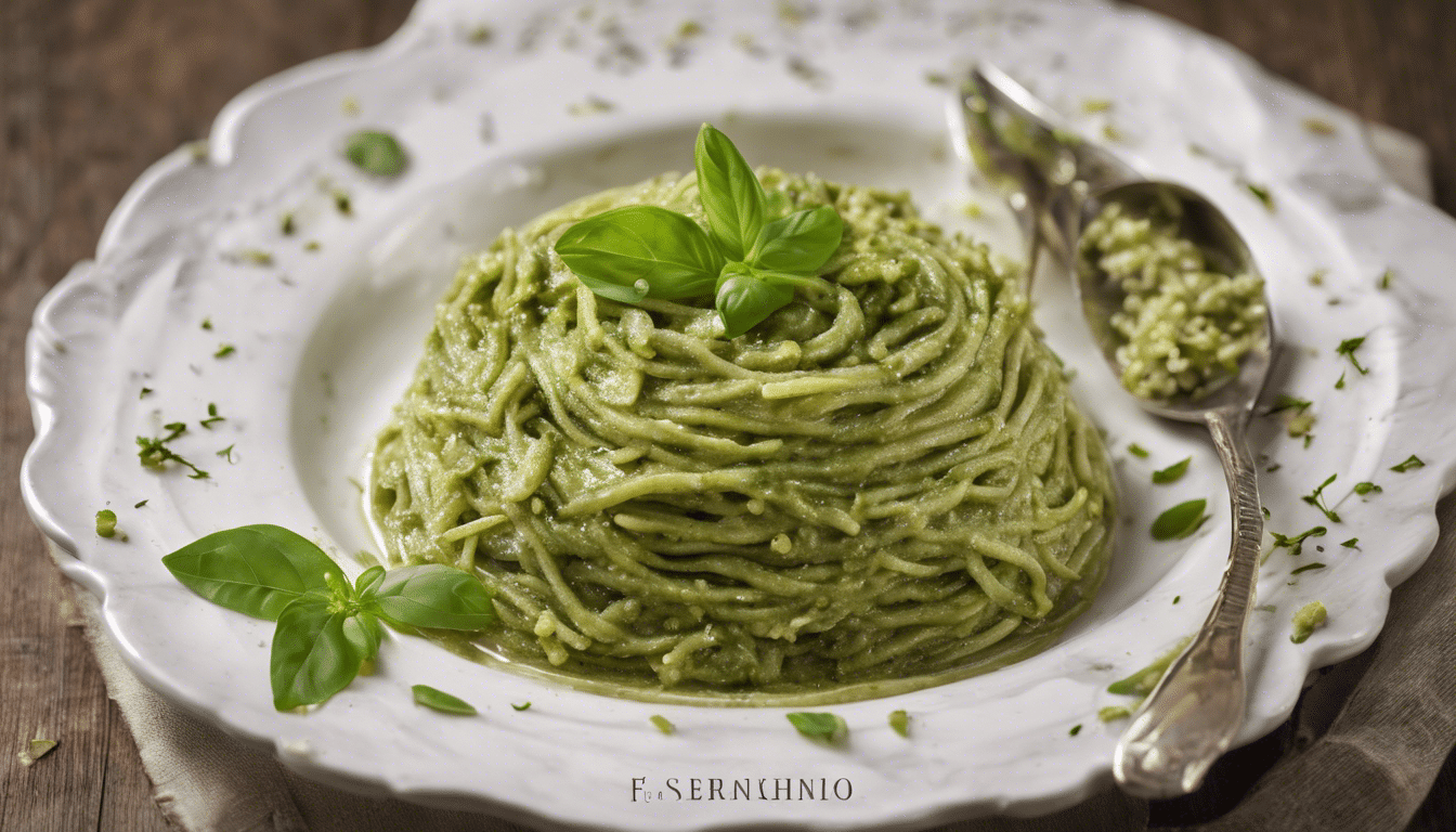 Italian Pesto with Fresh Rue