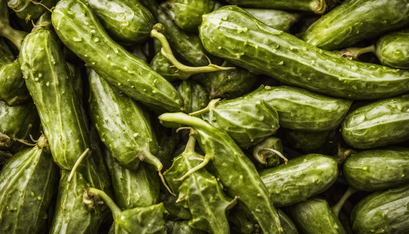 A jar of Ivy Gourd Pickle