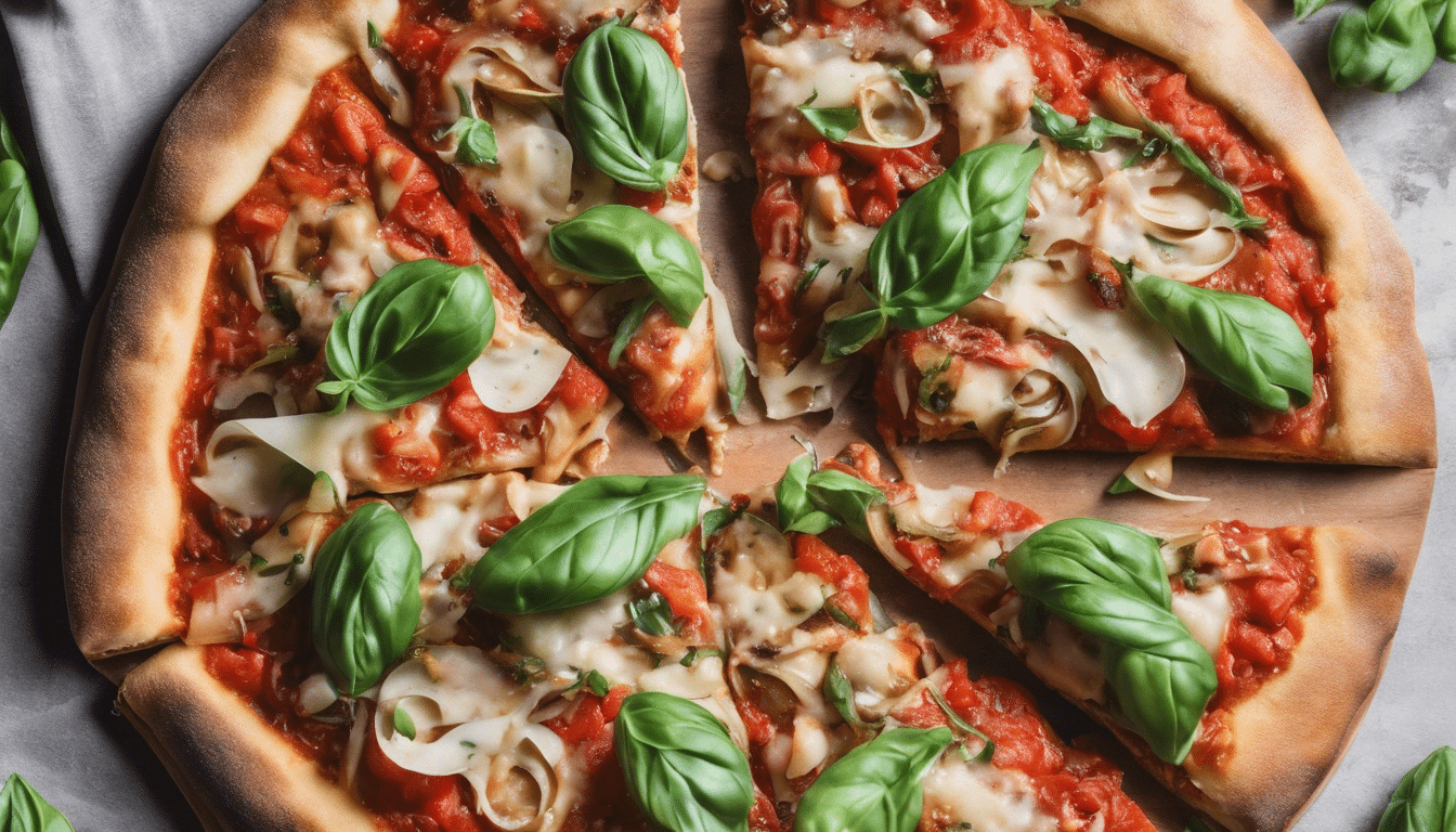 Jackfruit Vegan Margherita Pizza