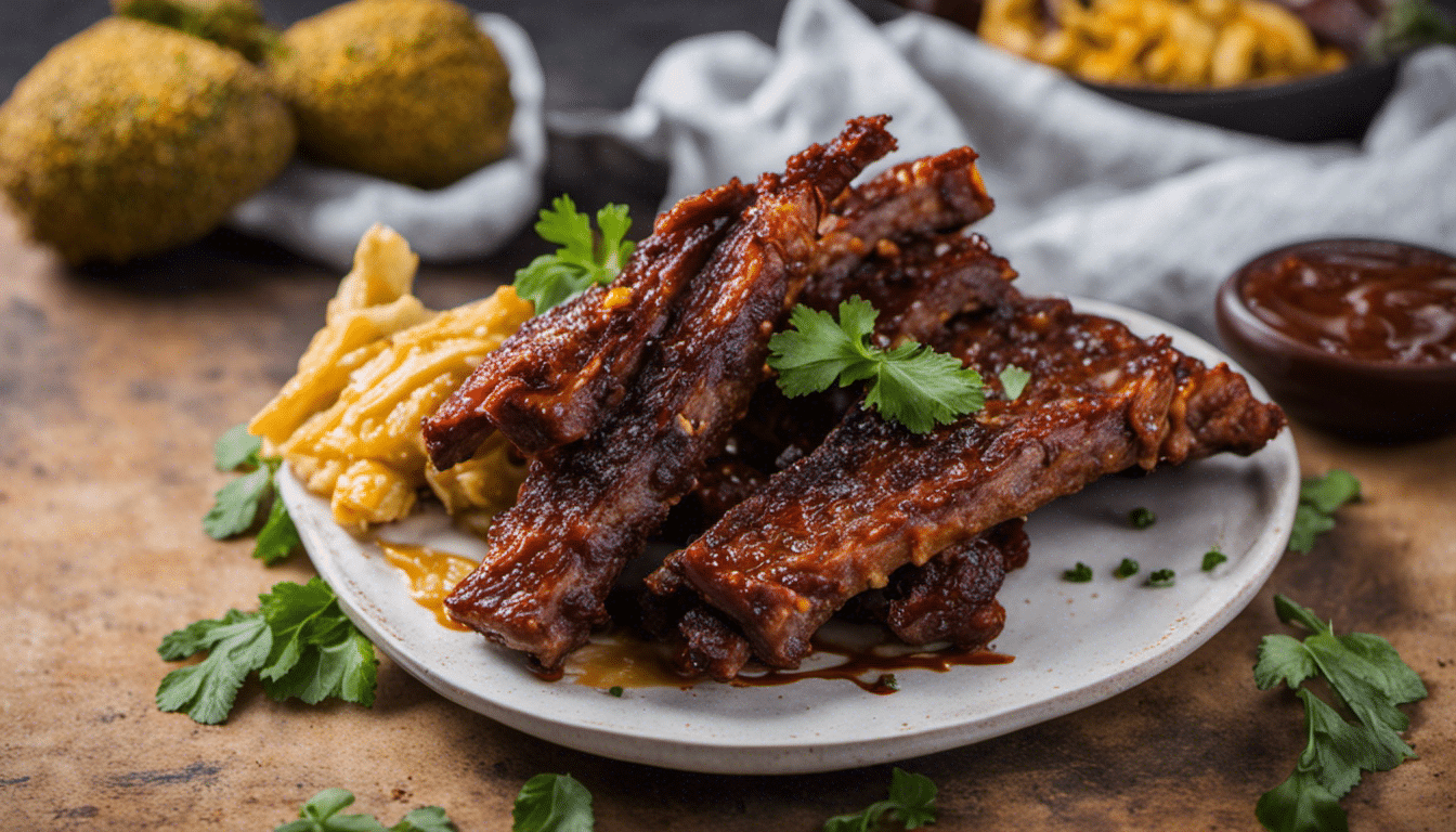 Delicious Jackfruit Vegan Ribs