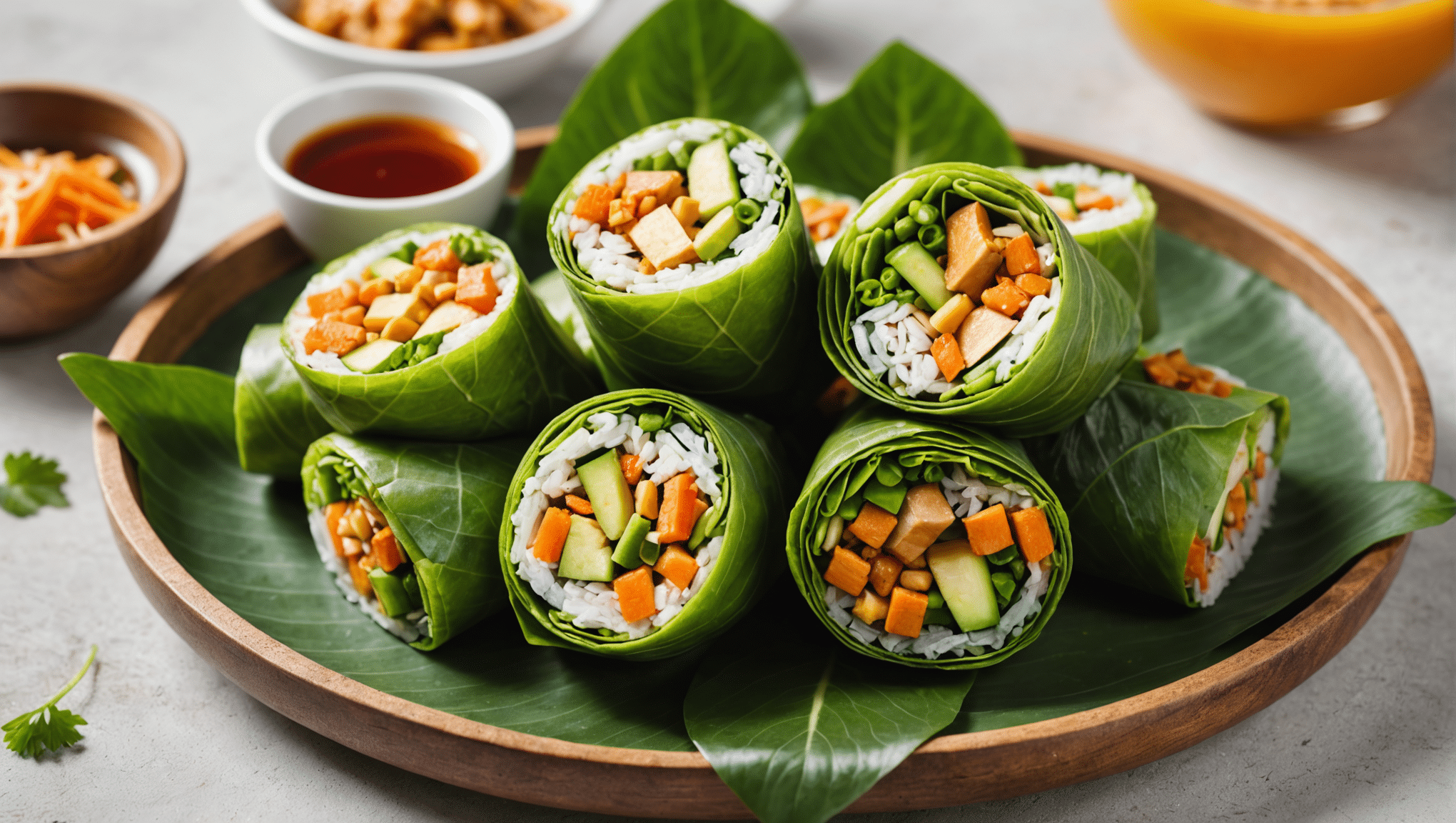 Jackfruit Vegan Summer Rolls