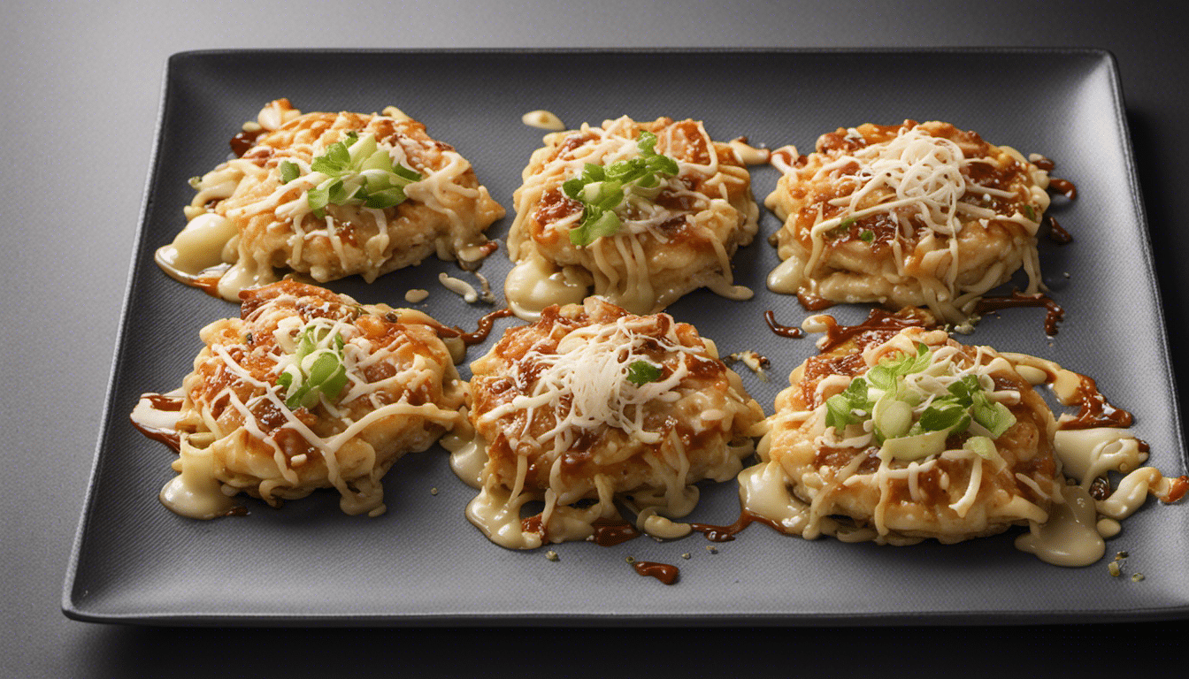 Japanese Okonomiyaki with Aonori