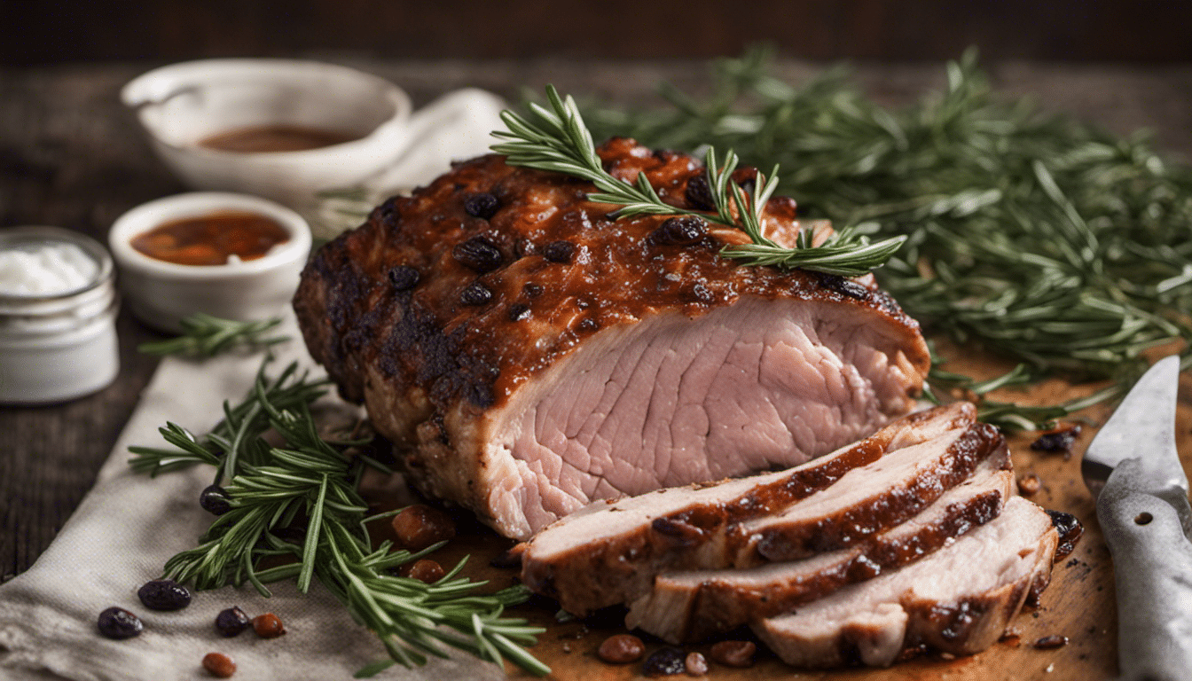 Juniper Berry and Rosemary Pork Roast