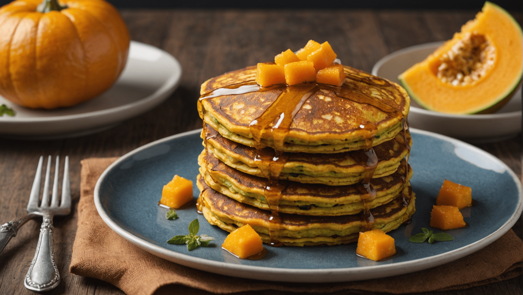 Kabocha Squash Pancakes