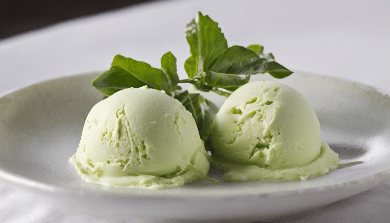 Kaffir Lime Leaf Ice Cream
