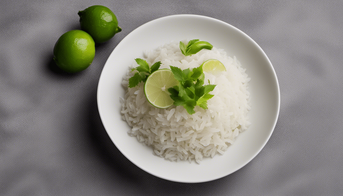 Kaffir Lime Leaf and Ginger Infused Jasmine Rice