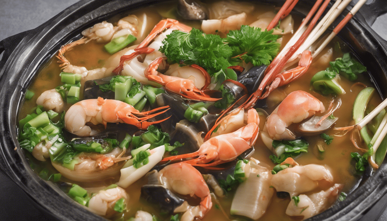 Kai-lan and Seafood Hotpot