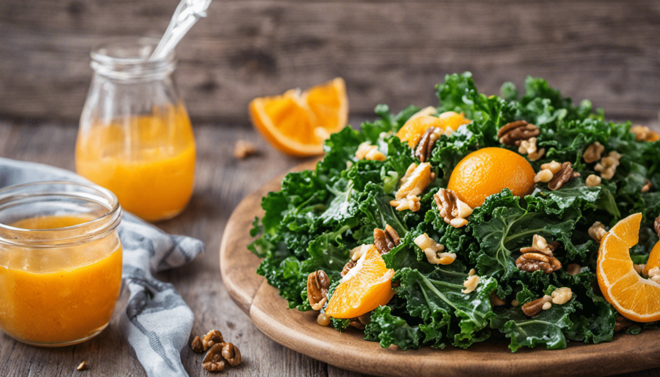 Kale Salad with Oranges and Walnuts
