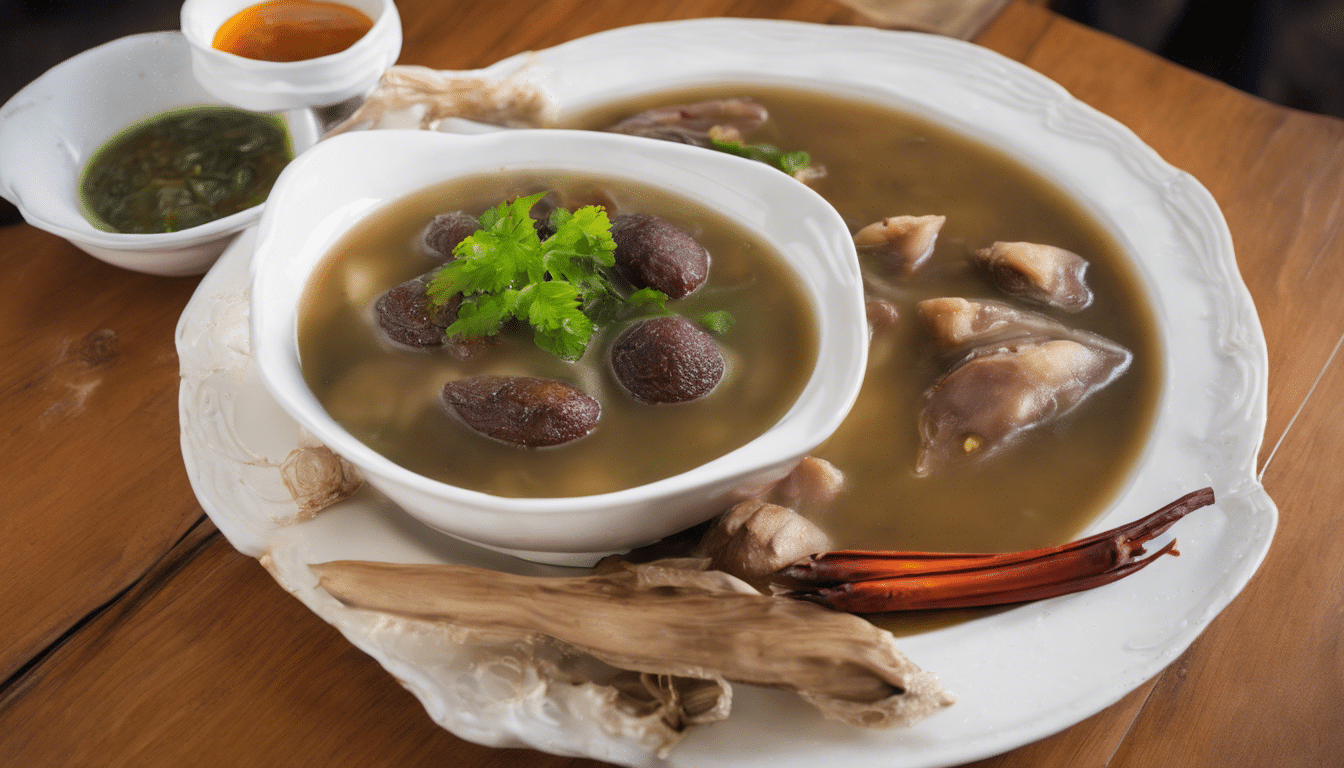 Bowl of Keluak and Tamarind Soup
