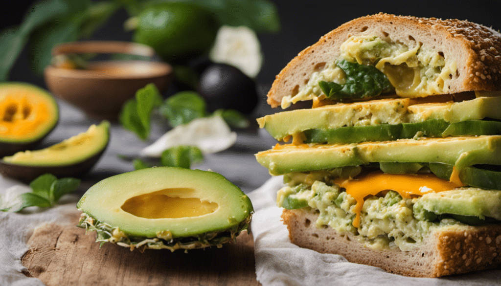 Kiwano and Avocado Sandwich