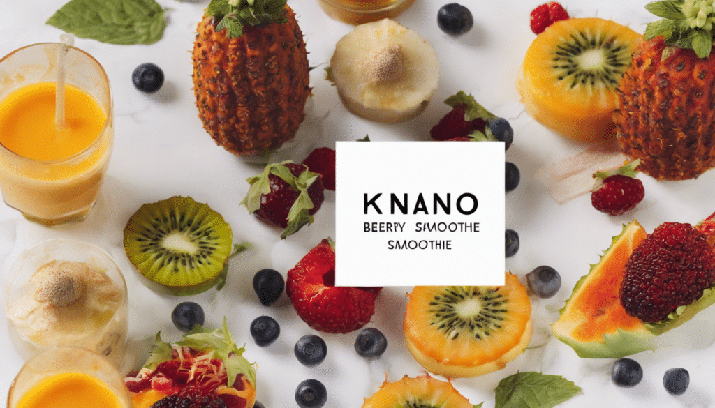 Kiwano and Berry Smoothie