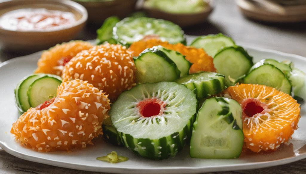 Kiwano and Cucumber Salad