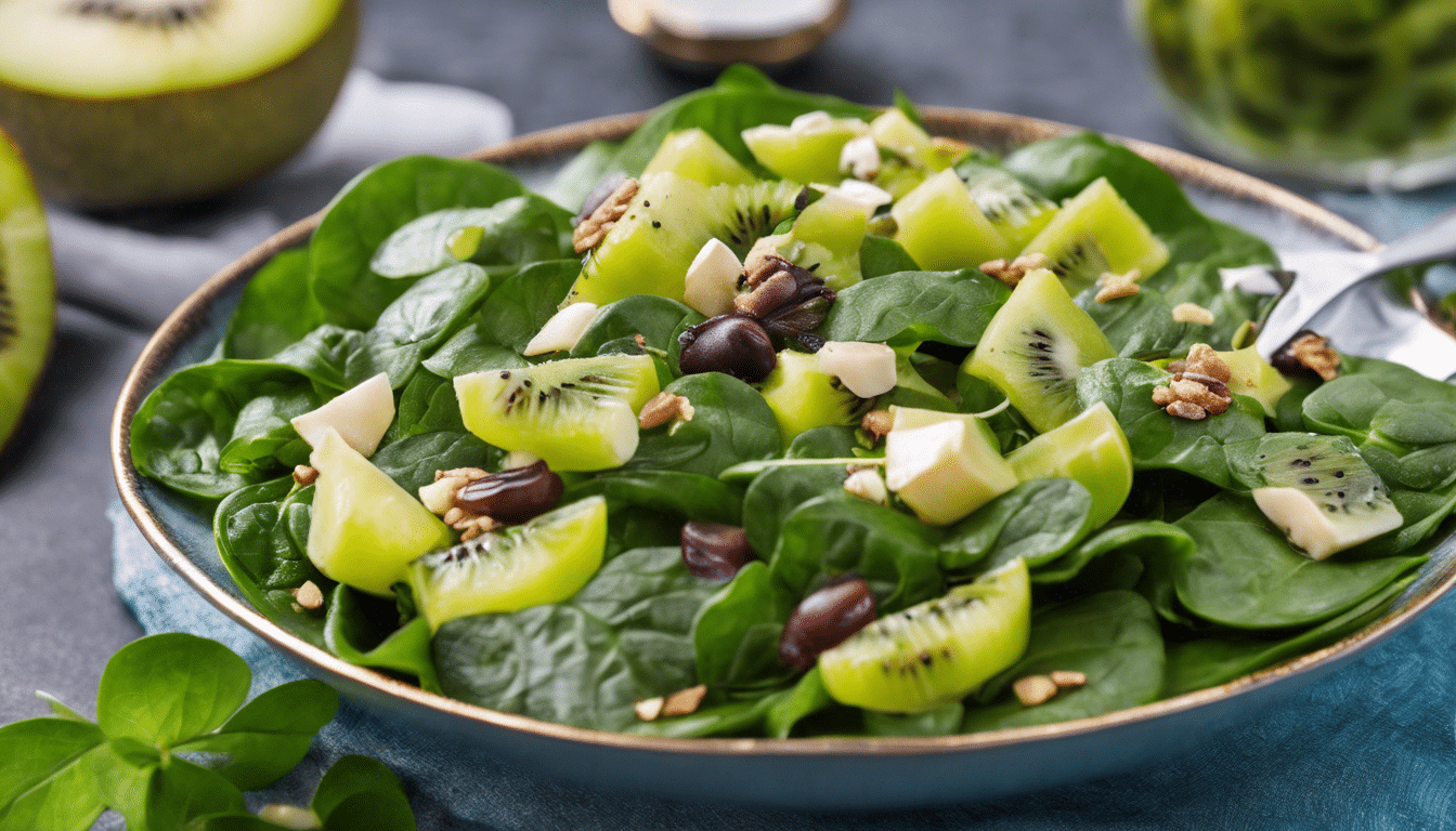 Kiwifruit and Spinach Salad