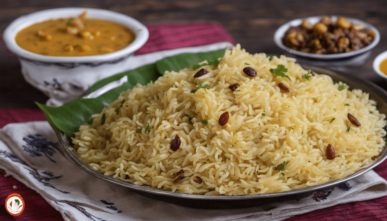 Kokam Pulihora - A South Indian rice dish