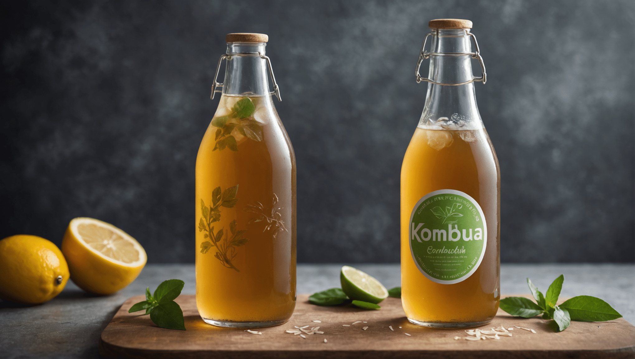 Kombucha made with Kombu