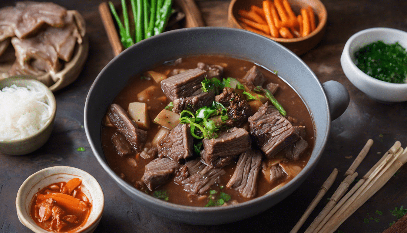 Korean Beef Short Rib Stew