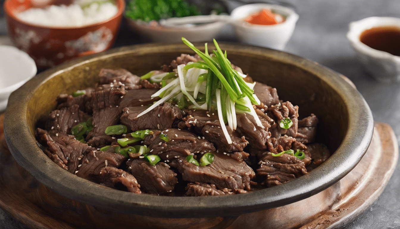 Korean Deulkkae Beef Bulgogi