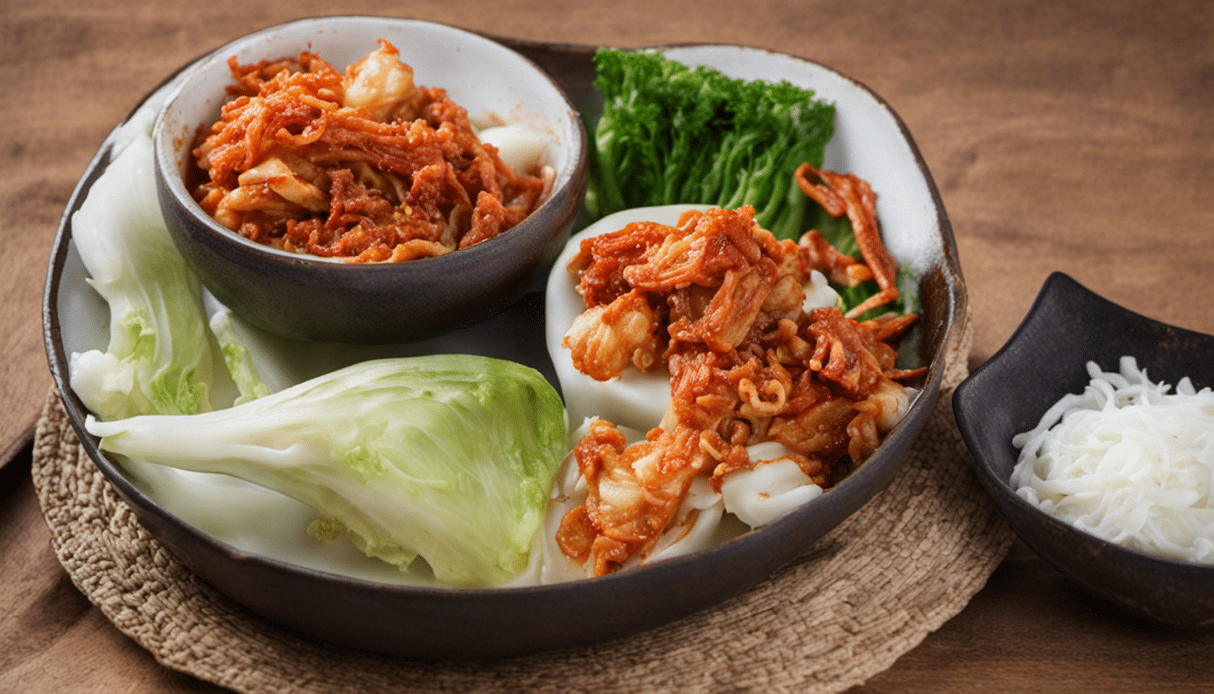 Korean Kimchi using Napa Cabbage