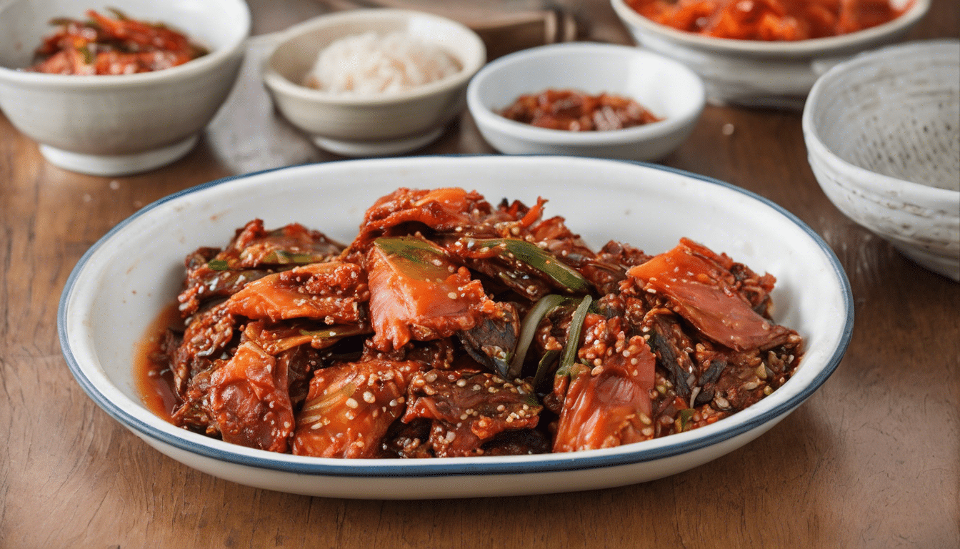 Korean Perilla Leaf Kimchi