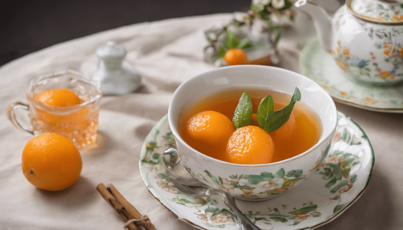 A bowl of kumquat tea