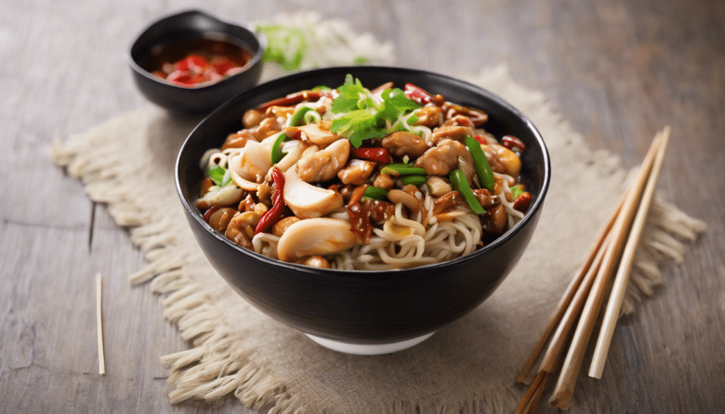 Kung Pao Rice Noodle Pot