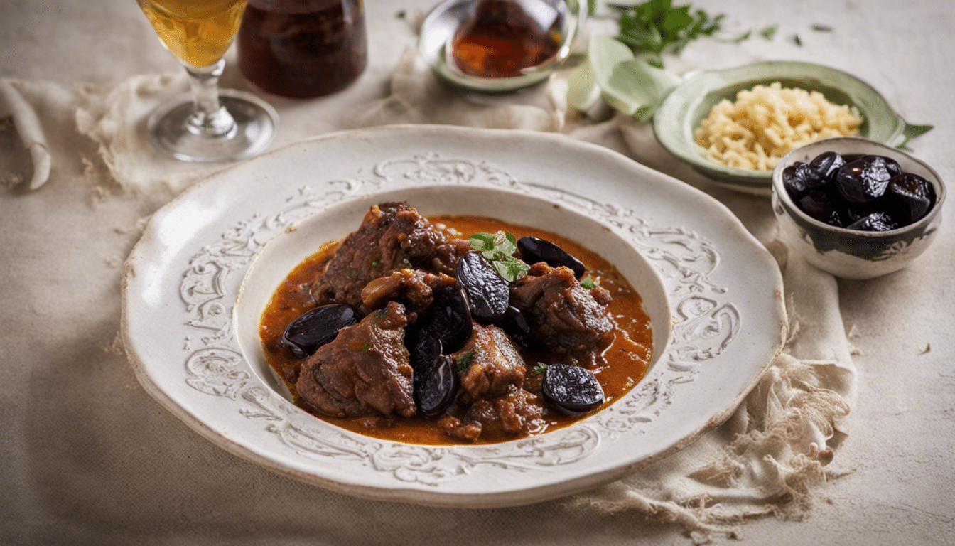 Lamb Tagine with Prunes