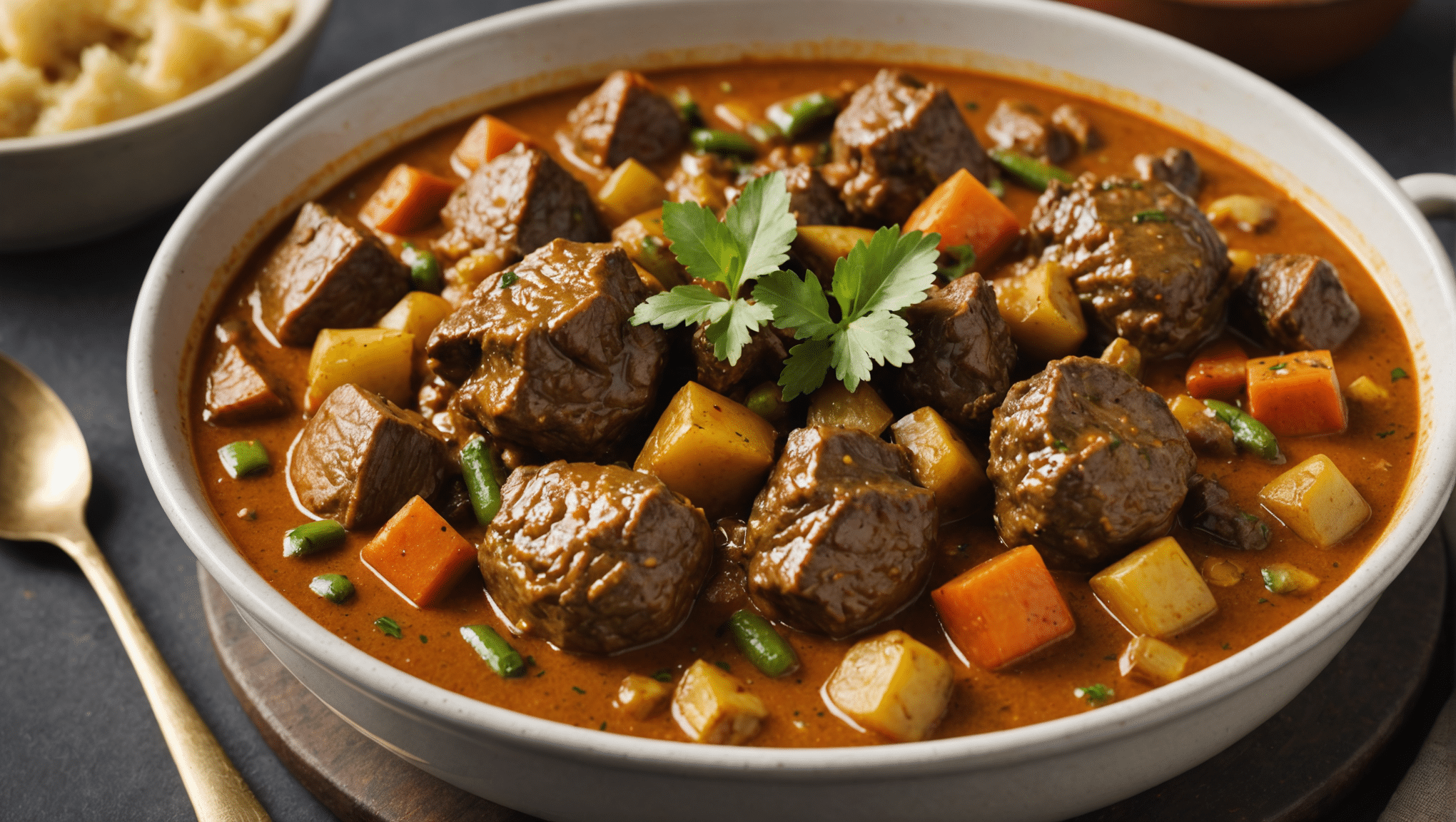 Lamb and Curry Plant Stew