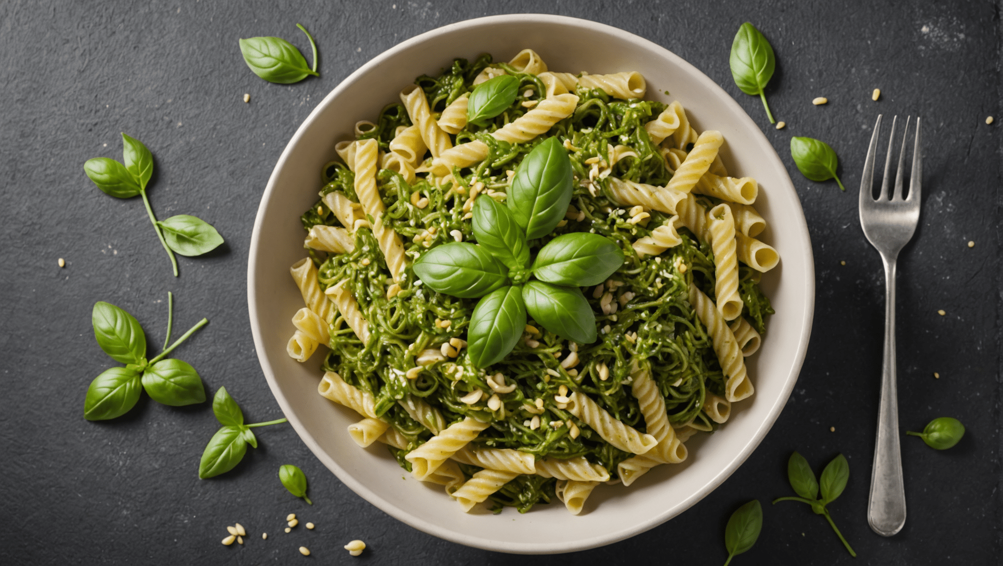 Land Cress Pesto Pasta