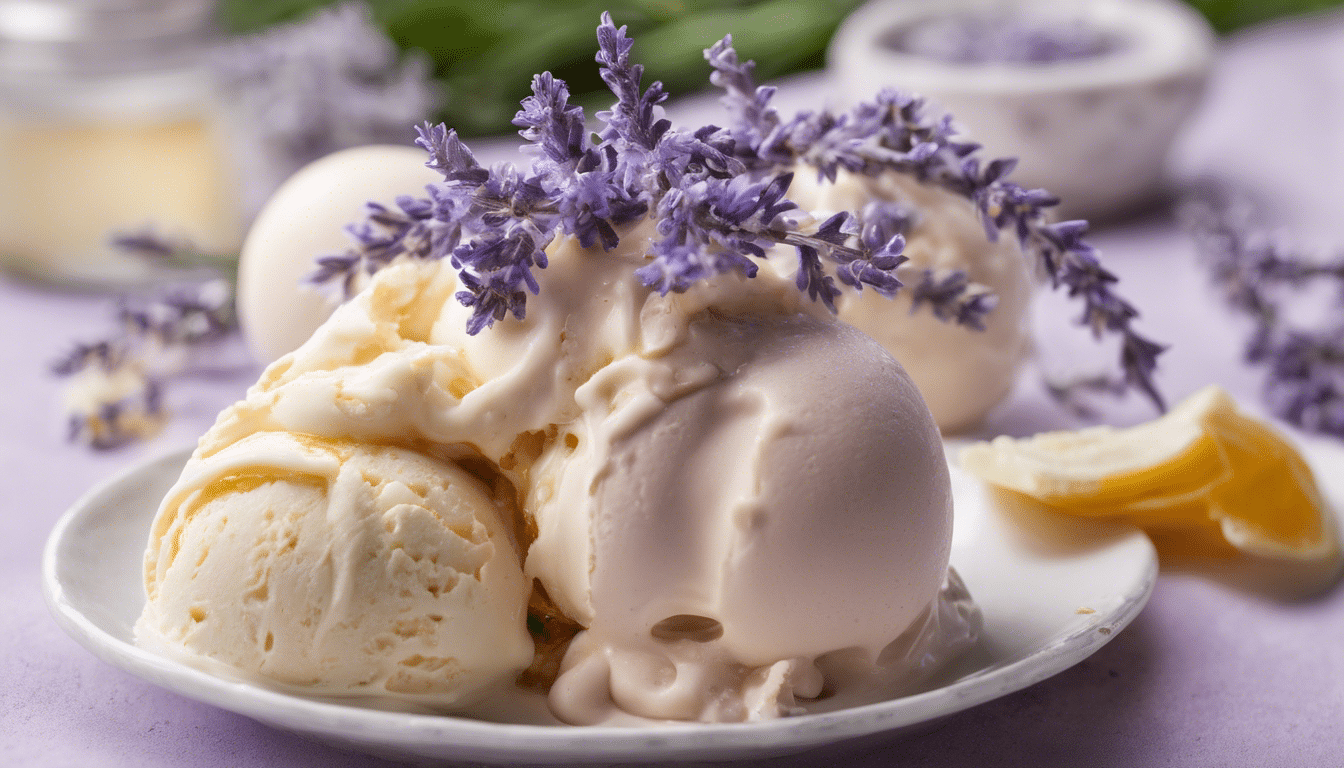Lavender Honey Ice Cream Recipe