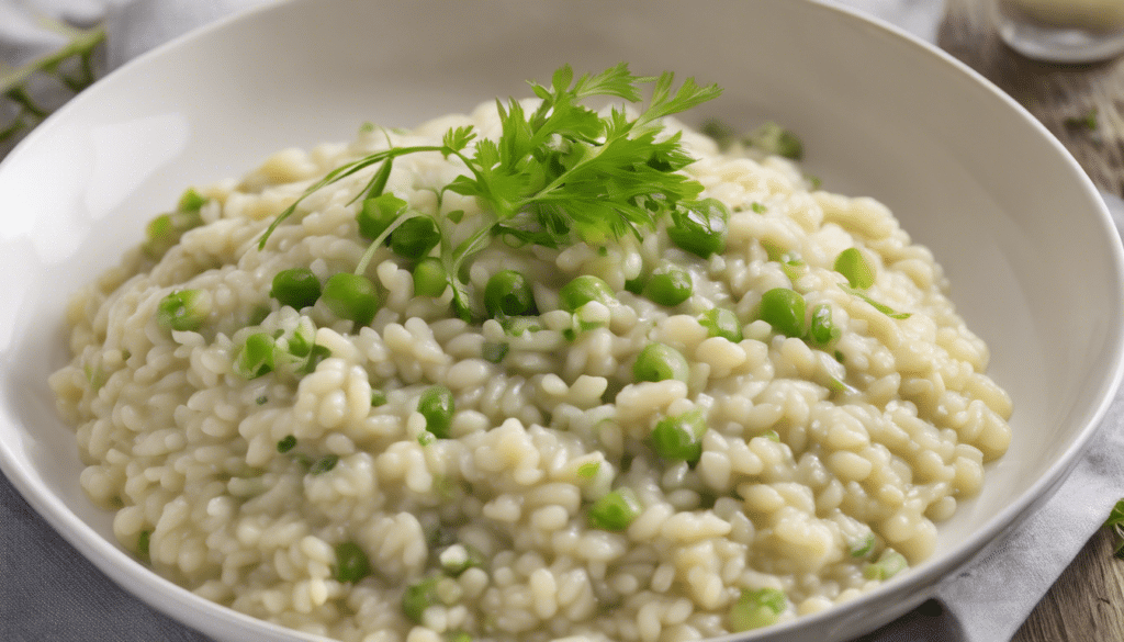 Leaf Celery and Parmesan Risotto