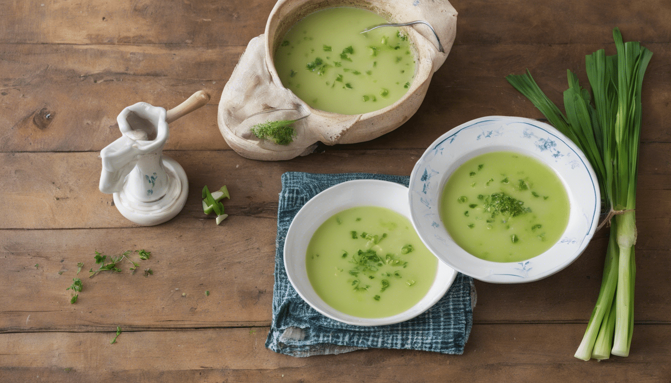 Leek and Lovage Soup