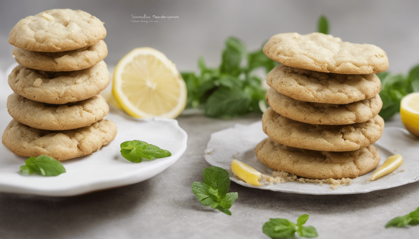 Lemon Balm and Ginger Cookie