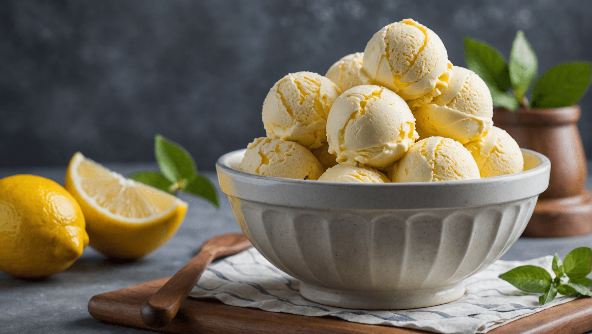 Lemon Ironbark Ice Cream