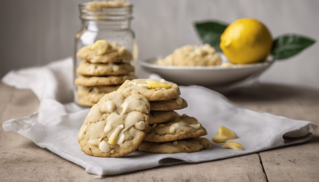 Lemon Myrtle and White Chocolate Cookies