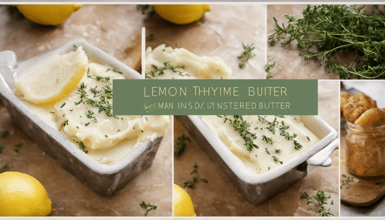 Lemon Thyme Infused Butter