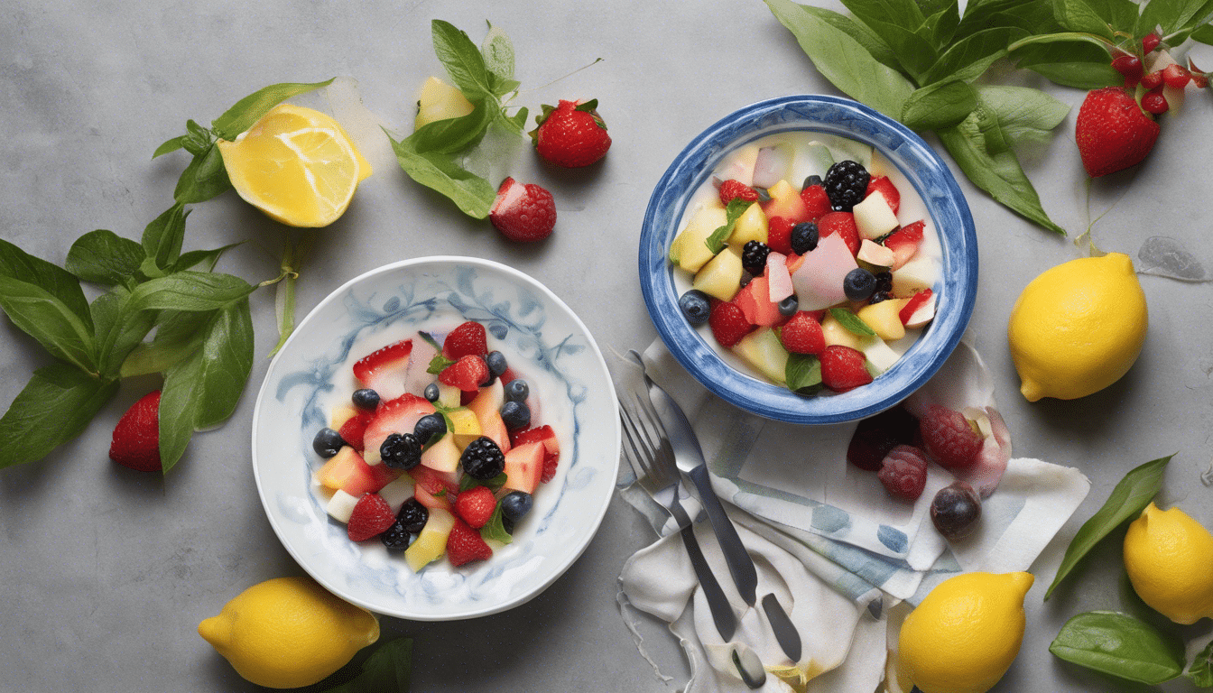 Lemon Verbena and Summer Fruit Salad
