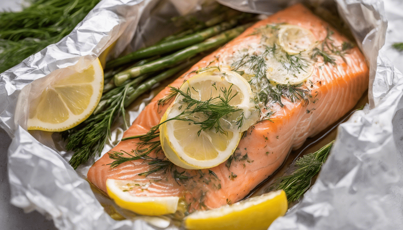 Lemon and Dill Salmon en Papillote