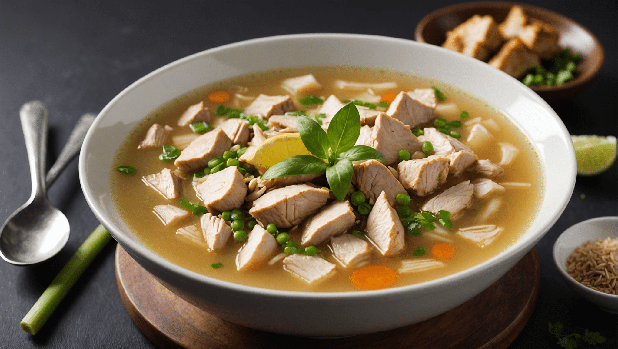 Lemongrass Ginger Chicken Soup